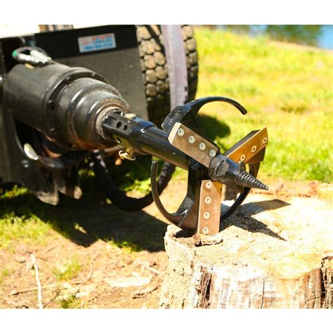 mini excavator stump planer|eterra auger 3500 stump planer.